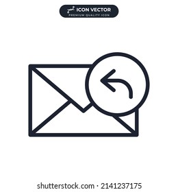 email icon symbol template for graphic and web design collection logo vector illustration