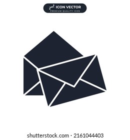 email icon symbol template for graphic and web design collection logo vector illustration