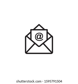 Email icon symbol vector illustration