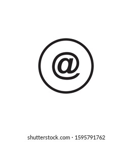 Email icon symbol vector illustration