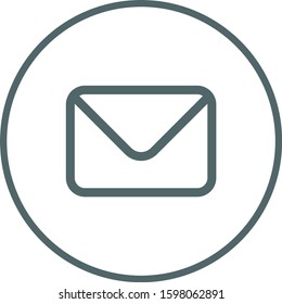 Email icon. Email symbol. Vector illustration
