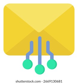 Símbolo de icono de correo electrónico. Ilustración vectorial