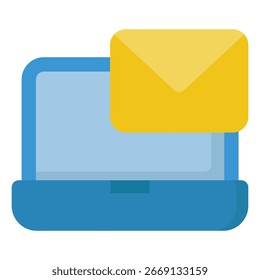Símbolo de icono de correo electrónico. Ilustración vectorial.