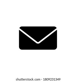 email icon symbol vector on white background