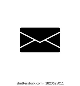Email icon symbol vector on white background