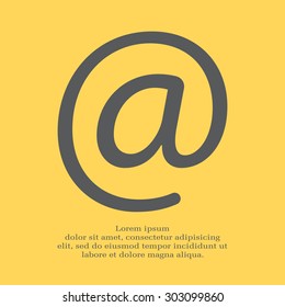 email icon. technology background