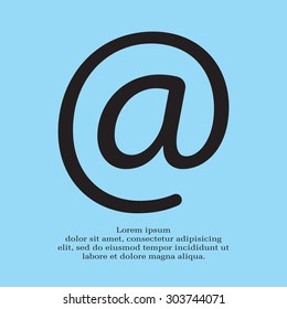 email icon. technology background