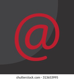 email icon. technology background
