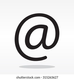 email icon. technology background