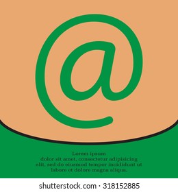 email icon. technology background