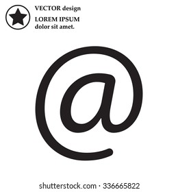 email icon. technology background