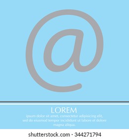email icon. technology background