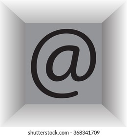 email icon. technology background