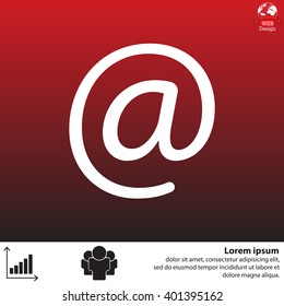 email icon. technology background