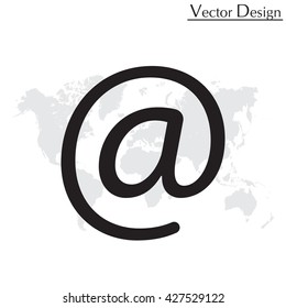 email icon. technology background