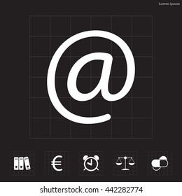 email icon. technology background