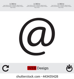 email icon. technology background