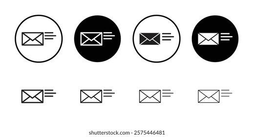 Email icon Thin line art collection