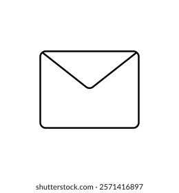 email icon Thin line vector