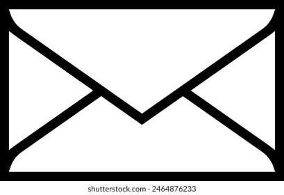 email icon. Thin linear style design isolated on white background