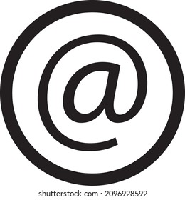 E-Mail-Symbol im trendigen, flachen Stil einzeln auf Hintergrund. E-Mail-Symbol für Ihr Website-Design E-Mail-Symbol Logo, app.eps