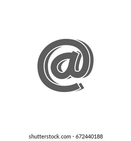E-mail icon in trendy flat style isolated on white background. Symbol for your web site design, logo, app, UI. Vector illustration, EPS