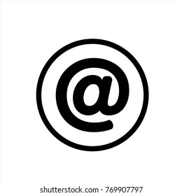 Email icon in trendy flat style isolated on background. Email icon page symbol for your web site design Email icon logo, app, UI. icon Vector illustration, EPS10.