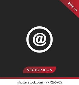 Email icon vector.