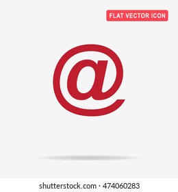 Email icon. Vector concept illustration for design.