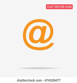 Email icon. Vector concept illustration for design.