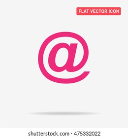 Email icon. Vector concept illustration for design.