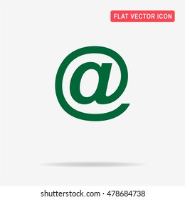 Email icon. Vector concept illustration for design.
