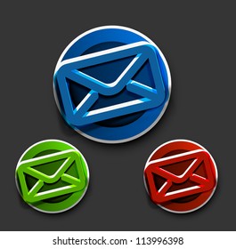 e-mail icon, vector design.