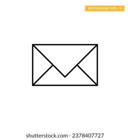 Ilustración de diseño de vectores de iconos de correo electrónico