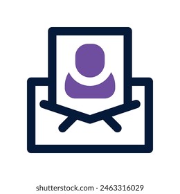 email icon. vector dual tone icon for your website, mobile, presentation, and logo design.
