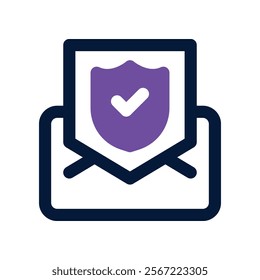email icon. vector dual tone icon for your website, mobile, presentation, and logo design.