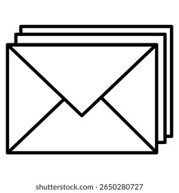 Email icon vector. E-mail icon. Envelope illustration