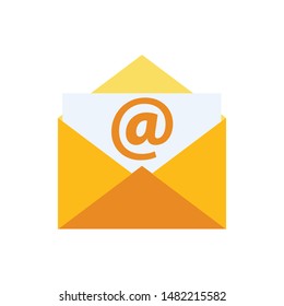 Email icon vector. Envelope mail icon vector. Mail icon. 