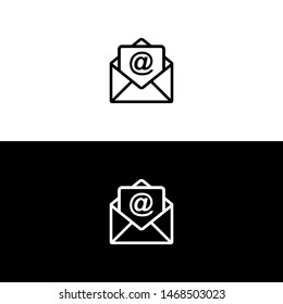Email icon vector, Envelope sign, Mail symbol vector