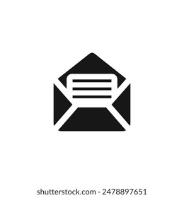 Vector de icono de correo electrónico. VECTOR EPS 10 editable