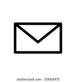 Email Icon Vector Fat Design Editable Stroke. 512x512 Pixel Perfect.