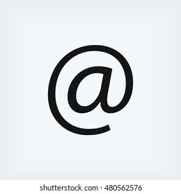 e-mail icon vector, flat design best vector icon