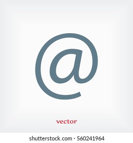 e-mail icon vector, flat design best vector icon