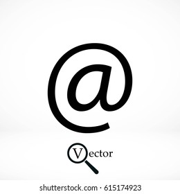 e-mail icon vector, flat design best vector icon