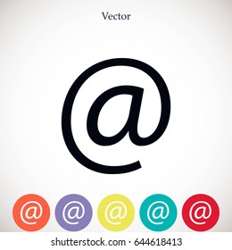 e-mail icon vector, flat design best vector icon