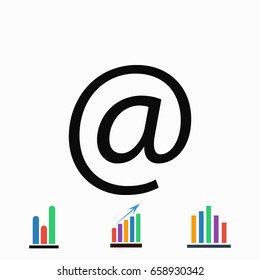 e-mail icon vector, flat design best vector icon