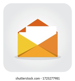 Email Icon  Vector Flat Style