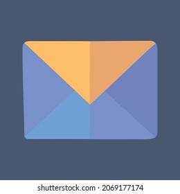 E-Mail-Symbol, Vektorgrafik und Glyphe