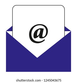 email icon, vector illustration. 