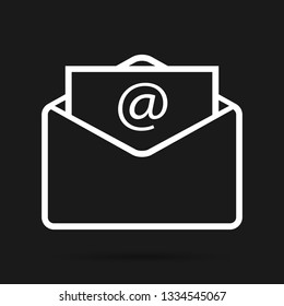 Email icon. Vector illustration.